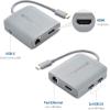 imageWorks with Chromebook Certified Cable Matters USB C Hub Multiport Adapter with 4K HDMI 2X USB 20 480Mbps Ethernet and 60W PD