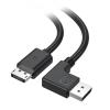 imageCable Matters Right Angle DisplayPort 14 Cable  6ft Support 8K 60Hz 4K 240Hz Right Angle DisplayPort Cable 14 with FreeSync GSYNC and HDR for Gaming Monitor PC 6 Feet6 Feet
