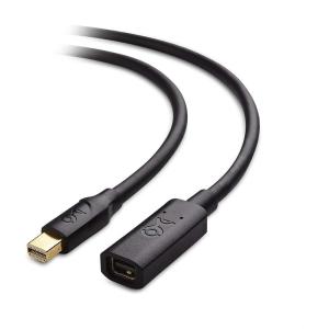 imageCable Matters Mini DisplayPort Extension Cable Mini DP Extension Cable in Black  6 FeetBlack