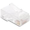 imageCable Matters 100Pack Cat 6 RJ45 Modular Plugs for Large Diameter Cable 50 Gold Plated Cat6 RJ45 Connector Ethernet Connector Ethernet Ends Cat6 Connectors