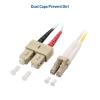 imageCable Matters 10Gb OFNP Plenum Rated Multimode Duplex 50125 OM3 Fiber Cable LC to SC Fiber Optic Cable  33ft  1m7m