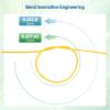 imageCable Matters 10Gbps OFNP Plenum Fiber Optic Internet Cable  66ft  2m SC APC to SC APC OS2 Single Mode Simplex Optic Cord Compatible with Verizon Fios and ATampampT Fiber ONT Replacement Cable1640ft