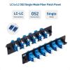 imageCable Matters 12 Fibers LC to LC OS2 Single Mode Fiber Patch Panel with 6 x LCLC UPC Duplex Fiber Optic Adapters  LGX Compatible