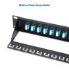 imageCable Matters 1U Fiber Patch Panel with 48 LC OM3OM4 Multimode Fiber Connectors