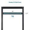 imageCable Matters 1U Fiber Patch Panel with 48 LC OM3OM4 Multimode Fiber Connectors