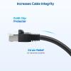imageCable Matters 200Pack Cat6  Cat5e RJ45 Strain Relief Boots RJ45 Boot Cat 6 Ethernet Boots Multicolored Fits 65mm 025in Ethernet Cables100Pack