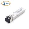 imageCable Matters 2Pack 1000BASESX SFP to LC Multi Mode 1G Fiber Transceiver Modular for Cisco Ubiquiti TPLink Huawei Mikrotik Netgear and Supermicro Equipment