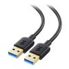 imageCable Matters 2Pack 5Gbps USB 30 Cable  6ft Male to Male USBA to USBA Cable USB Cord BlackBlack