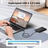 imageCable Matters 2Pack 5Gbps USB 30 Cable  6ft Male to Male USBA to USBA Cable USB Cord BlackBlack
