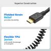 imageCable Matters 2Pack Coiled Micro USB Cable Coiled Micro USB to USB20 24 Feet
