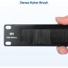 imageCable Matters 2Pack Rackmount or Wall Mount 1U 19 Brush Panel 19inch Rack Mount Brush Panel 1U in Black