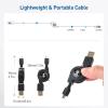 imageCable Matters 2Pack Retractable Micro USB Cable  25 Feet
