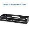 imageCable Matters 2U Hinged 19quot Wall Mount Panel Bracket 551 Lbs Max Load 2U Rack 19 Inch Rack 19Inch Wall Mount BracketWallMount Patch Panel