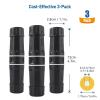 imageCable Matters 3Pack 10Gbps Cat6A Shielded IP68 Waterproof RJ45 Coupler Waterproof Ethernet Connector for Outdoor in Black