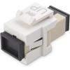 imageCable Matters 4Pack SC UPC Simplex Fiber Optic Keystone Coupler Jack OM1OM2OM3OM4 Multimode OS2 Single Mode Support