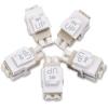 imageCable Matters 5Pack LC UPC Duplex Fiber Optic Keystone Coupler Jack OM1OM2OM3OM4 Multimode OS2 Single Mode Support5Pack