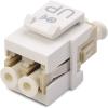 imageCable Matters 5Pack LC UPC Duplex Fiber Optic Keystone Coupler Jack OM1OM2OM3OM4 Multimode OS2 Single Mode Support5Pack