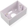 imageCable Matters 5Pack Single Gang Low Voltage Surface Mount Backbox 185 inches in Depth in White