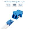 imageCable Matters 6Pack LC to LC UPC Duplex OS2 Single Mode Fiber Optic Adapter OS2 LCLC Fiber Coupler