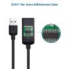 imageCable Matters Active USB Extension Cable 164 ft  5m Active USB Extender Cable for Webcam Oculus Sensor HTC Vive Link Box Xbox Kinect PlayStation Camera and More328 ft
