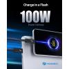 imageCable Matters Intel Certified 20Gbps Thunderbolt 3 Cable  66ft USBC Thunderbolt Cable Supports 100W Charging 8K Video and Data Transfer BlackBlack