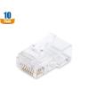 imageCable Matters Modular RJ45 Crimp Tool Ethernet Crimper with Builtin Wire Cutter and Stripper  10Pack Cat6 RJ45 Connectors Included