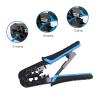 imageCable Matters Modular RJ45 Crimp Tool Ethernet Crimper with Builtin Wire Cutter and Stripper  10Pack Cat6 RJ45 Connectors Included