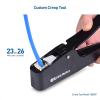 imageCable Matters UL Listed 10Gbps 6Pack RJ45 Shielded Cat6A  Cat6 Keystone Jack with Integrated Shutter12Pack