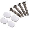 imageCable Matters UL Listed 10Pack 2 Port Keystone Wall Plate Cat6 Cat5e Ethernet Wall Plate in White12Port