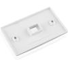 imageCable Matters UL Listed 10Pack 2 Port Keystone Wall Plate Cat6 Cat5e Ethernet Wall Plate in White1Port