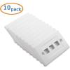 imageCable Matters UL Listed 10Pack 2 Port Keystone Wall Plate Cat6 Cat5e Ethernet Wall Plate in White3Port