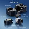 imageCable Matters UL Listed 25Pack 10Gbps RapidInstall Cat6 Keystone Jacks Slim Profile RJ45 Keystone Jack with PunchDown Stand Works with Leviton QuickPort Systems White Model No 180070Black