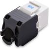 imageCable Matters UL Listed 25Pack 180 Degree RJ45 Keystone Jack Tool Free Keystone Jack
