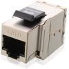 imageCable Matters UL Listed 5Pack 10Gbps Shielded Cat 6A Keystone Coupler Shielded RJ45 Ethernet Female to Female Keystone Jack for Patch Panel Wall Plate