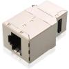 imageCable Matters UL Listed 5Pack 10Gbps Shielded Cat 6A Keystone Coupler Shielded RJ45 Ethernet Female to Female Keystone Jack for Patch Panel Wall Plate