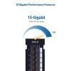 imageCable Matters UL Listed Mini 12Port Vertical Patch Panel with 89D Bracket Compact 10 Inch Patch Panel with 10 Gigabit Ethernet