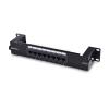 imageUL Listed Cable Matters Mini 8Port Patch Panel with Mounting 89D Bracket Compact 10 Inch Wall Mount Patch Panel with 10G Ethernet Support