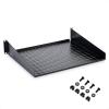 imageCable Matters 2U Server Rack Shelf for 19quot Frame ampamp Cabinet 15quot Depth with 55lbs Weight Capacity Rack Mount Shelf in Black