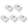 imageCable Matters 5Pack Single Gang Low Voltage Surface Mount Backbox 185 inches in Depth in White