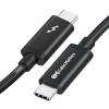 imageCable Matters Intel Certified 20Gbps Thunderbolt 3 Cable  66ft USBC Thunderbolt Cable Supports 100W Charging 8K Video and Data Transfer BlackBlack