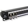 imageCable Matters Rackmount or Wall Mount 24Port Shielded RJ45 Patch Panel with Jack Shutter