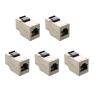 imageCable Matters UL Listed 5Pack 10Gbps Shielded Cat 6A Keystone Coupler Shielded RJ45 Ethernet Female to Female Keystone Jack for Patch Panel Wall Plate