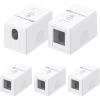 imageCable Matters UL Listed 5Pack 1Port Keystone Jack Surface Mount Box in White5 Pack