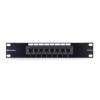 imageUL Listed Cable Matters Mini 8Port Patch Panel with Mounting 89D Bracket Compact 10 Inch Wall Mount Patch Panel with 10G Ethernet Support