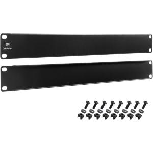 imageCable Matters 2Pack 1U Blank Panels 1U Rack Mount Panel Spacer for 19Inch Server Rack Cabinet Black