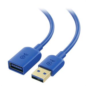 imageCable Matters 2Pack 5Gbps USB Extension Cable  6ft USB 30 Extension Cable Male to Female USB30 Extender Compatible with Webcam VR Headset Printer Hard Drive BlackBlue