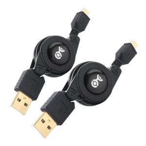 imageCable Matters 2Pack Retractable Micro USB Cable  25 Feet