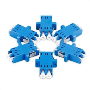 imageCable Matters 6Pack LC to LC UPC Duplex OS2 Single Mode Fiber Optic Adapter OS2 LCLC Fiber Coupler