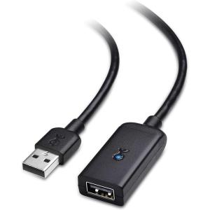 imageCable Matters Active USB Extension Cable 164 ft  5m Active USB Extender Cable for Webcam Oculus Sensor HTC Vive Link Box Xbox Kinect PlayStation Camera and More328 ft