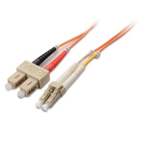 imageCable Matters OFNP Plenum Multimode Duplex OM1 Fiber Cable 33 Feet  1m 10Gb SC to LC 625125 Fiber Optic Cable LC to SC Patch Cord98 Feet